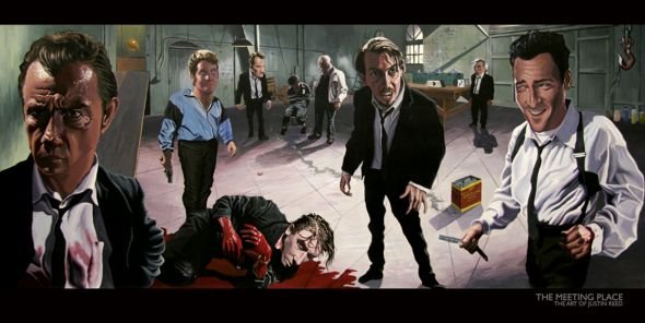 Plakat The Meeting Place Justin Reed reprodukcja na ścianę 100x50 cm ...