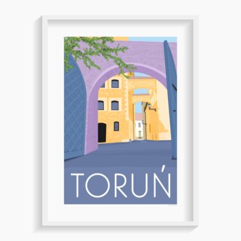 Plakat Toruń 40x50 cm - A. W. WIĘCKIEWICZ