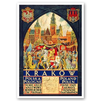 Plakat Turystyczny Krakow 50x70 - Legendarte