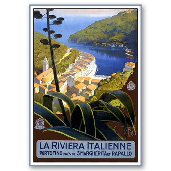 Plakat Turystyczny La Riviera Italienne 50x70 - Legendarte