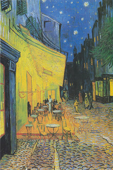 Plakat, Vincent Van Gogh - Terrasse de Café, 21x29,7 cm - reinders
