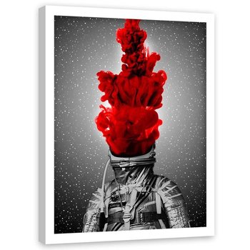 Plakat w ramie białej FEEBY Abstrakcja na temat kosmosu, 70x100 cm - Feeby