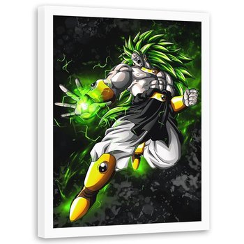Plakat w ramie białej FEEBY Dragon Ball 4, 50x70 cm - Feeby