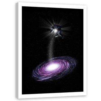 Plakat w ramie białej FEEBY Galaktyczny rozbłysk, 50x70 cm - Feeby