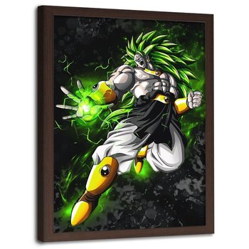Plakat w ramie brązowej FEEBY Dragon Ball 4, 40x60 cm - Feeby