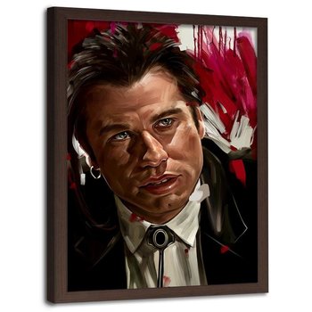 Plakat w ramie brązowej FEEBY Pulp fiction, 40x60 cm - Feeby