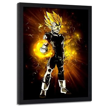Plakat w ramie czarnej FEEBY Dragon Ball, 40x60 cm - Feeby