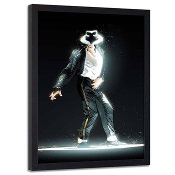 Plakat w ramie czarnej FEEBY Moonwalk, 70x100 cm - Feeby