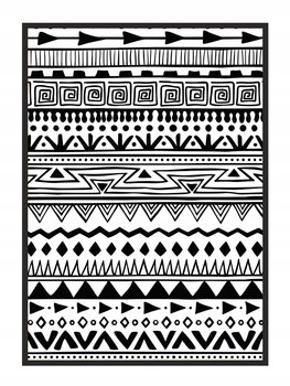 Plakat w ramie E-DRUK Aztec, 43x33 cm - e-druk