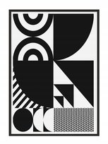 Plakat w ramie E-DRUK Geometric, 33x43 cm