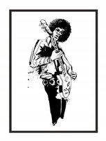 Plakat w ramie E-DRUK Gitara, 53x73 cm