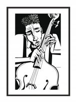 Plakat w ramie E-DRUK Jazz, 33x43 cm