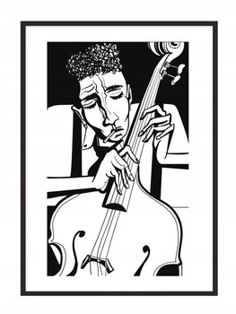 Plakat w ramie E-DRUK Jazz, 33x43 cm - e-druk