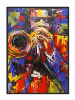 Plakat w ramie E-DRUK Jazz, 53x73 cm