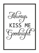 Plakat w ramie E-DRUK Kiss, 33x43 cm