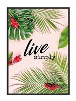 Plakat w ramie E-DRUK Live, 33x43 cm