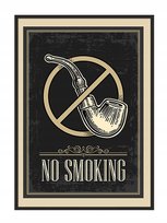 Plakat w ramie E-DRUK No Smoking, 53x73 cm