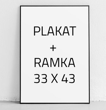 Plakat w ramie E-DRUK + RAMKA, 30x40 cm - e-druk