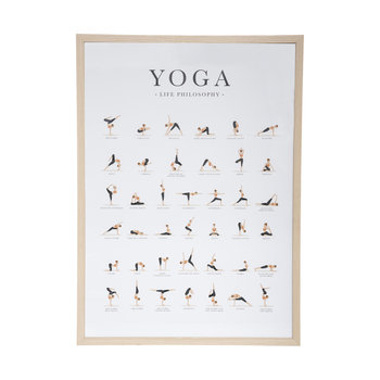 Plakat w ramie YOGA, 52 x 72 cm - Atmosphera