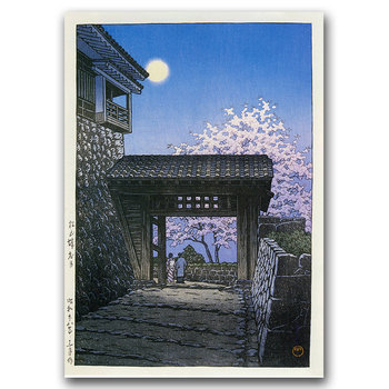 Plakat w stylu vintage Kwiat wiśni Kawase Hasui A1 - Vintageposteria