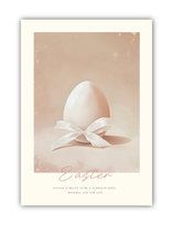 Plakat wielkanocny z jajkiem – pastelowa dekoracja Easter A2