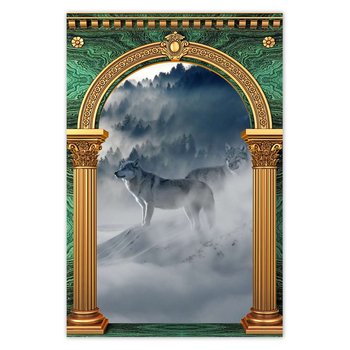 Plakat Wilki w naturze, 40x60 cm - ZeSmakiem