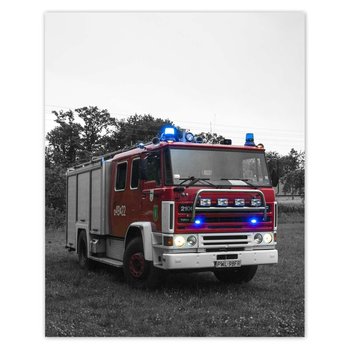 Plakat Wóz strażacki, 40x50 cm - ZeSmakiem
