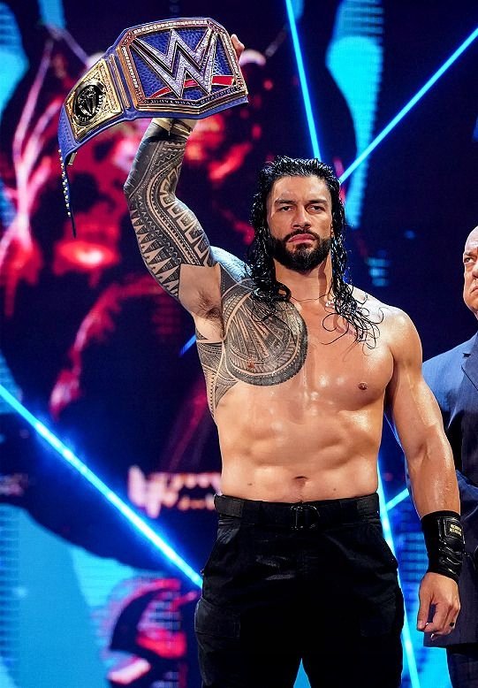 Plakat WWE Roman Reigns Wrestling 90x60 cm Obraz - Atram | Sklep EMPIK.COM