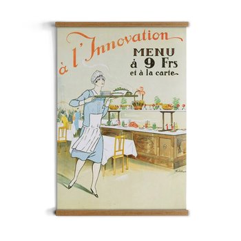 plakat z ramką A2 L'Innovation restauracja retro, ArtprintCave - ArtPrintCave