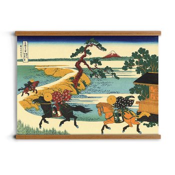 plakat z zawieszką A2 Pole konie Japonia do kuchni, ArtprintCave - ArtPrintCave