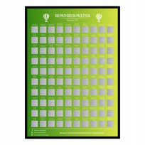 Plakat Zdrapka - 100 PRZYGÓD DO PRZEŻYCIA BUCKET LIST Prezent na Dzień Ojca
