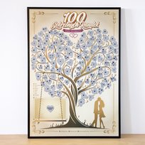 Plakat Zdrapka dla Par - 100 Sekretnych Randek