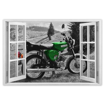 Plakat Zielony Simson S51 E, 90x60 cm - ZeSmakiem
