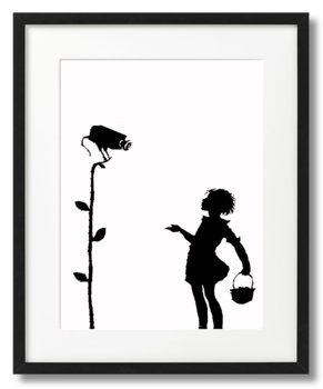 Plakaty Banksy, Kamera Kwiat - DEKORAMA
