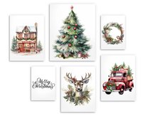 Plakaty na ścianę Boże Narodzenie Ozdoba świąteczna do salonu XXL