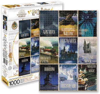 Plakaty Podróżne Puzzle Harry Potter, 1000 el. - Grupo Erik