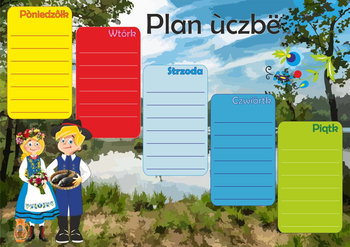 Plan lekcji dla dzieci / Plan ùczbë (kaszubski) - Czec