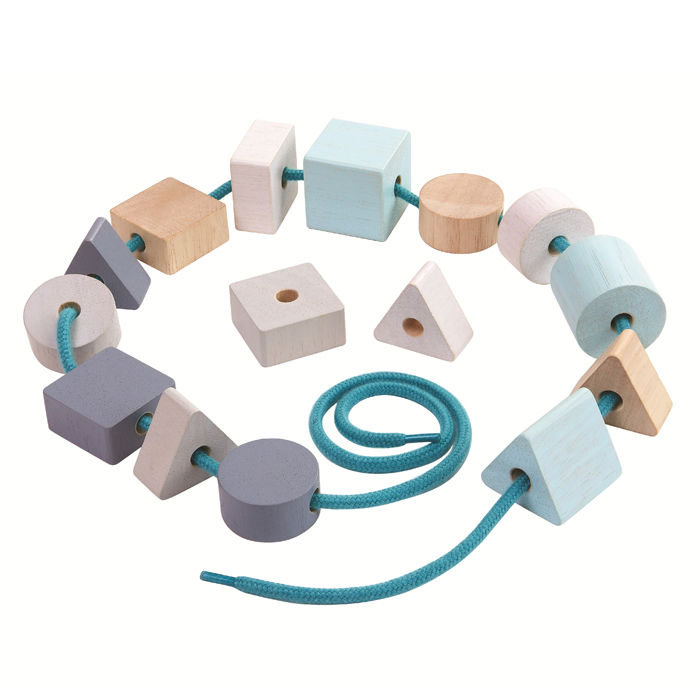 Plan Toys, Pastelowa nawlekanka