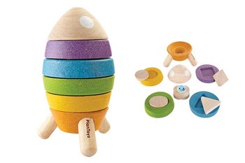 Plan Toys, sorter Rakieta - Plan Toys