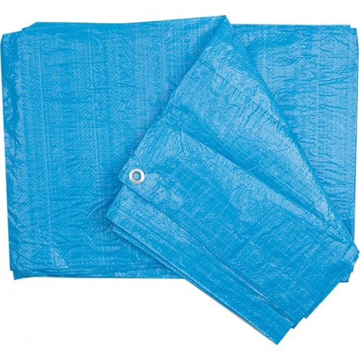 Plandeka niebieska VOREL, 90g 6*10m