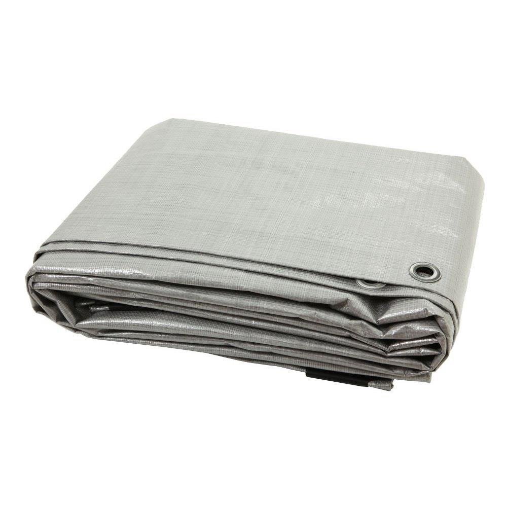 Plandeka Okryciowa 4x6 Srebrna 150g/m2 UPOMINKARNIA