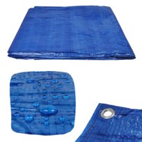 PLANDEKA UNIWERSALNA 4X5 NIEBIESKA OKRYCIE PŁACHTA OCHRONNA 50g/m2