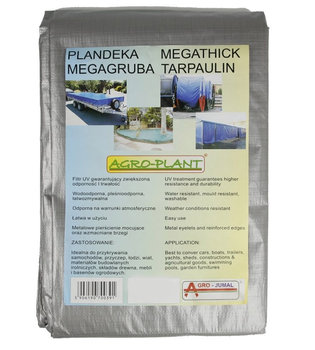 Plandeka z Pe 4x5 Srebrna 130g - Agro Jumal