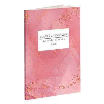 Planer 2026 miesięczny B5 Eurograf różowy