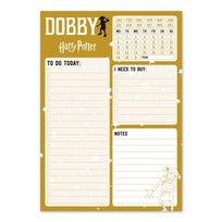 Planer dzienny A5 Harry Potter Dobby Zgredek To do list notatnik 14,8x21 cm