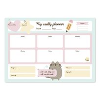 Planer tygodniowy A3 Pusheen Foodie Collection plan lekcji na biurko 29,7x21 cm