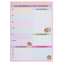 Planer tygodniowy, Pusheen, format A4