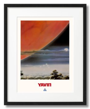 Planety z uniwersum  -  YAVIN Gwiezdne Wojny plakat 40x50 - DEKORAMA
