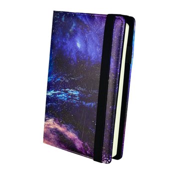 Planner dzienny z nadrukiem kosmos A5 z wymiennym wkładem Print Space - I-Drops