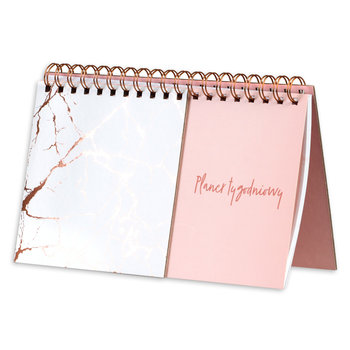 Planner, Marble Chic, Spirala, 60 kartek - Empik